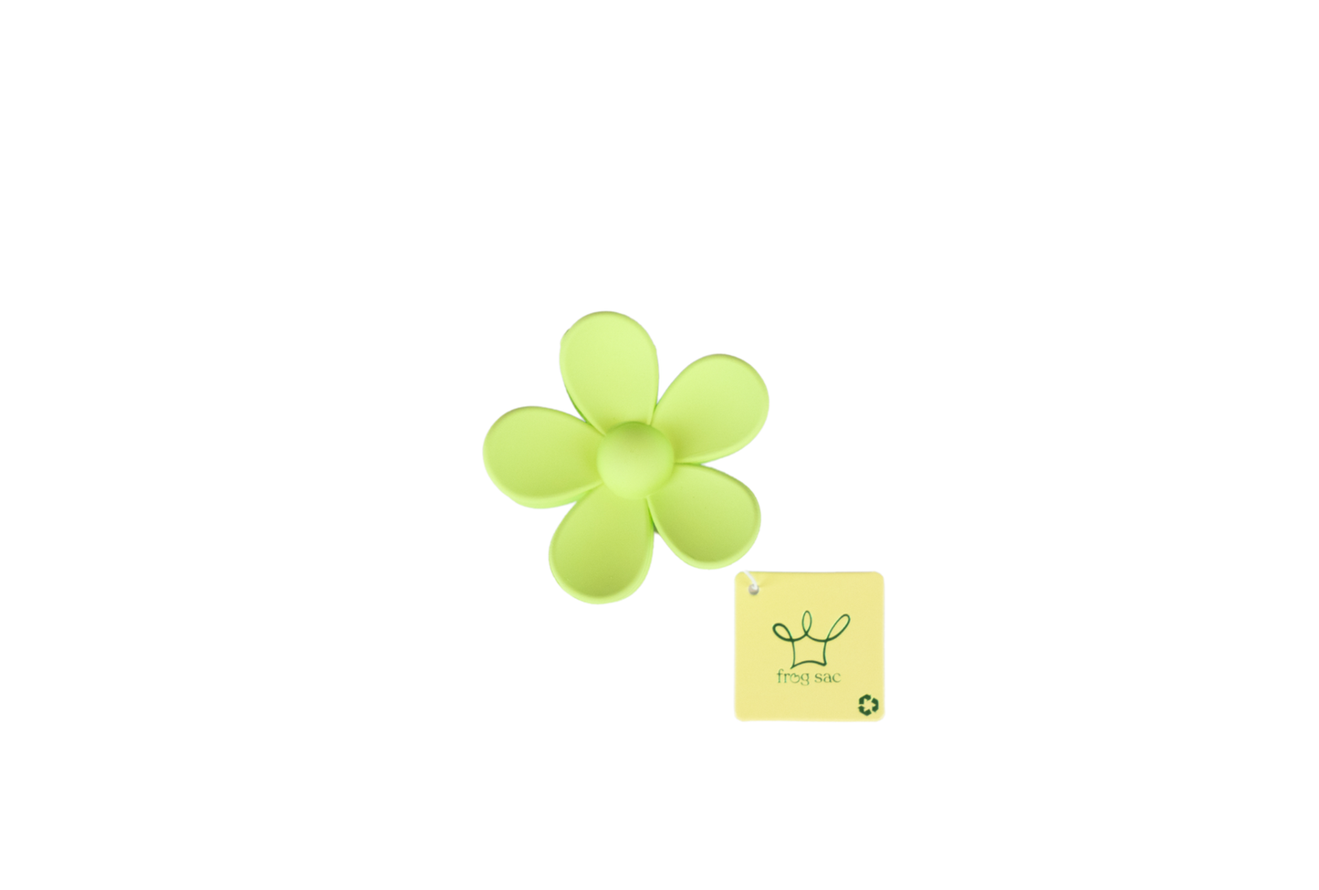Frog Sac- Flower Claw Clip