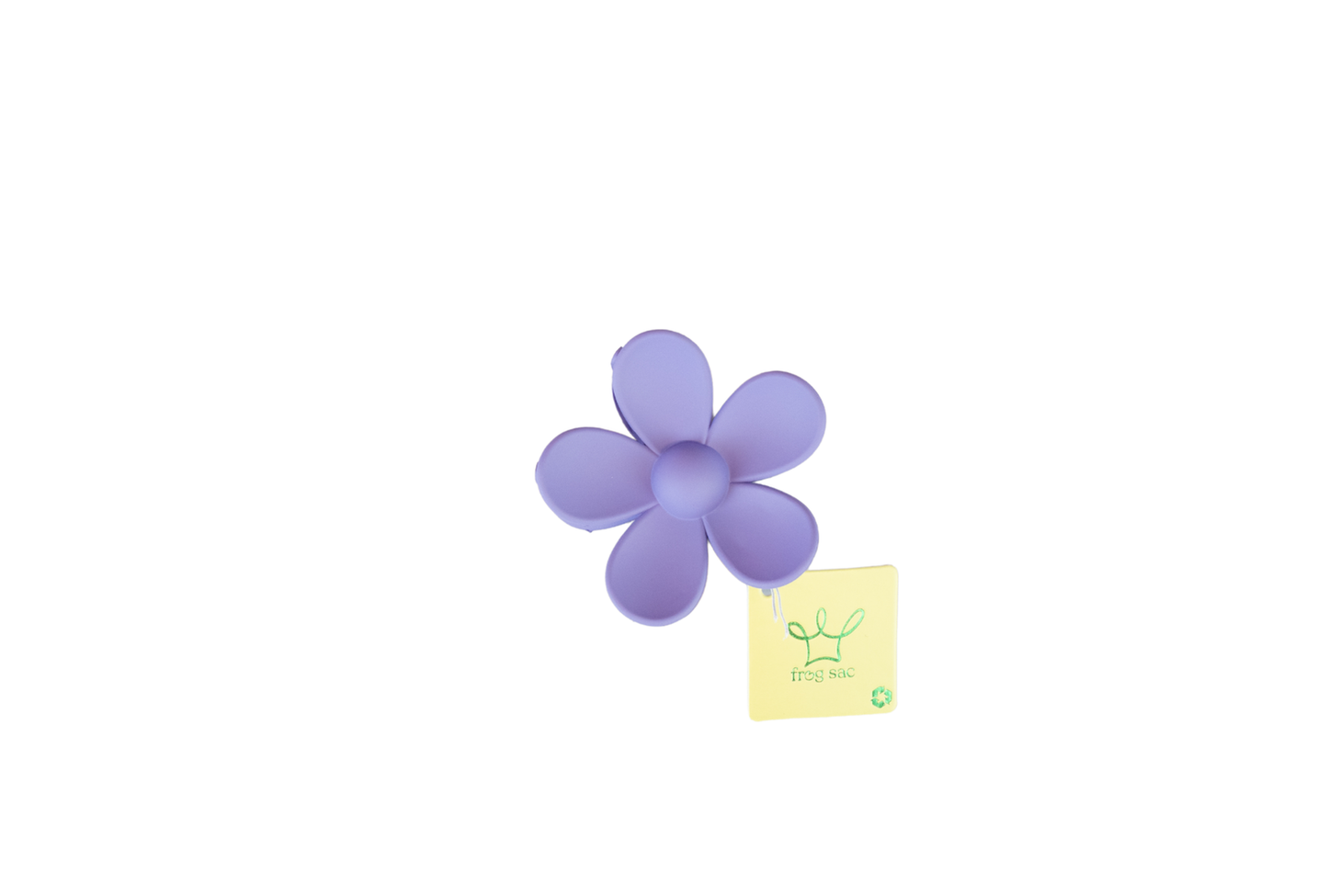 Frog Sac- Flower Claw Clip