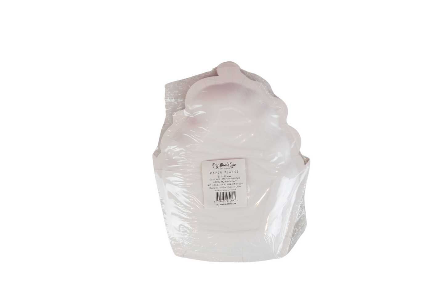 My Mind's Eye - Small Gold Cupake Paper Plates
