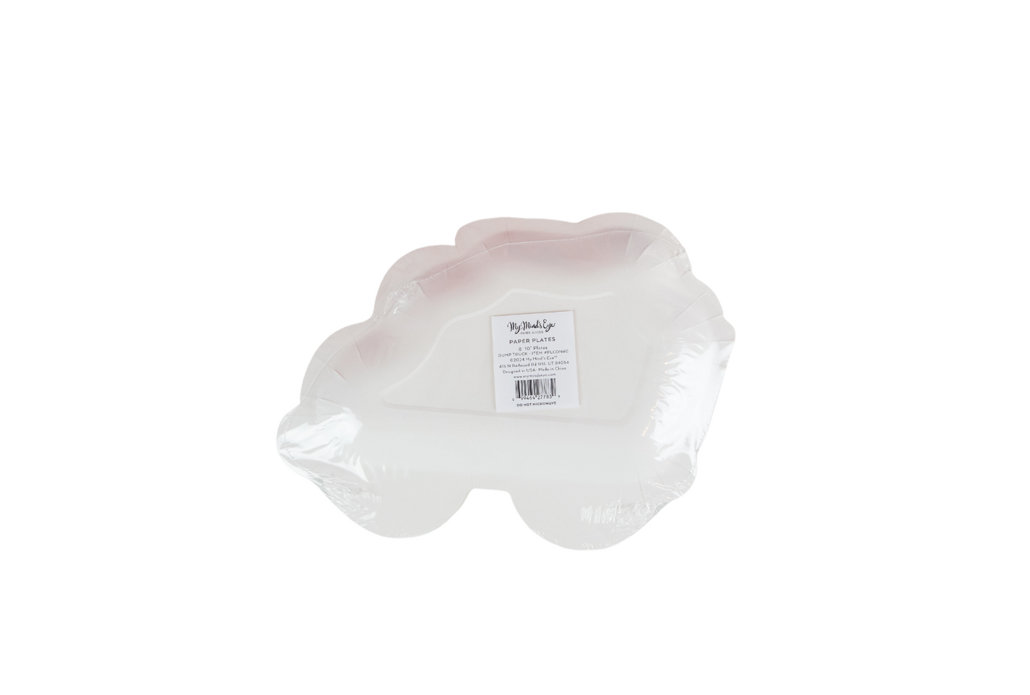 My Mind's Eye - Construction Truck Paper Plates