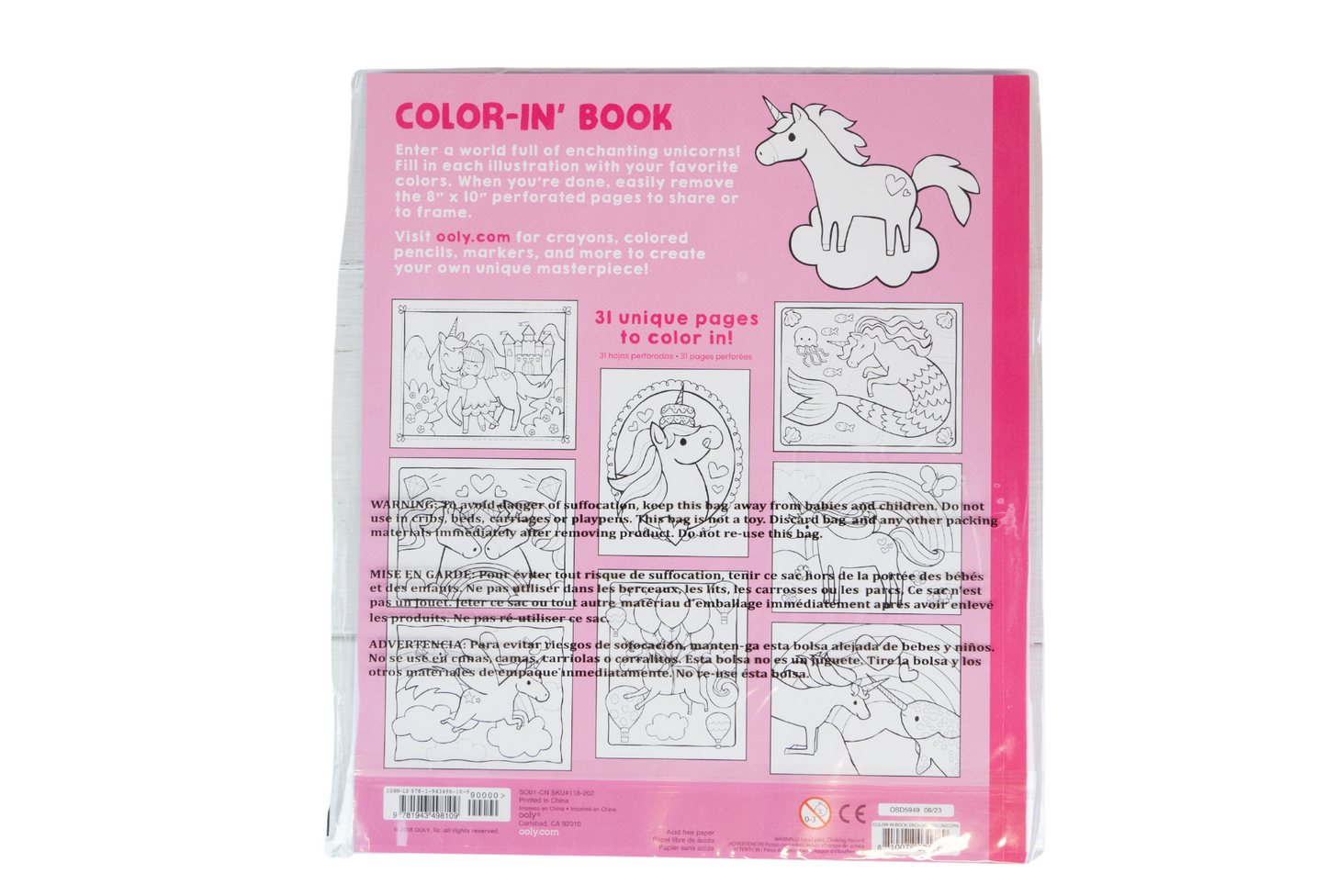 Unicorn Coloring Book